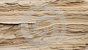 Earthscape Tapestry: Sedimentary Limestone Canvas. AI generate