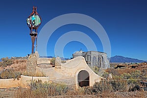 Earthships near Taos, New Mexico