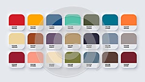 Earthtones Colour Catalog Inspiration Samples in RGB photo