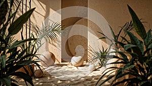 Earthy Archway Scene