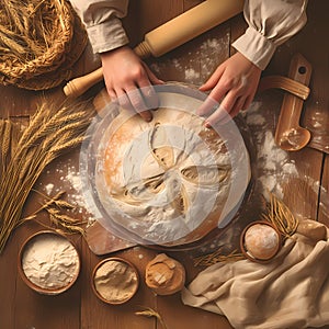 Earthy Delights: Handcrafted Bread in a Traditional Setting