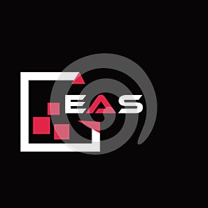 EAS creative minimalist letter logo. EAS unique vector initials alphabet letter logo design
