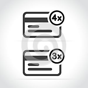 Ease of payment icon illustration