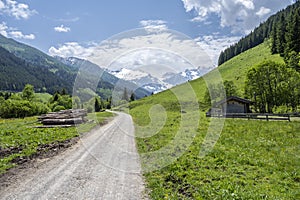 East Alpes at the Ferleiten area in Austria