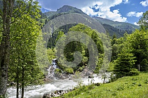 East Alpes at the Ferleiten area in Austria