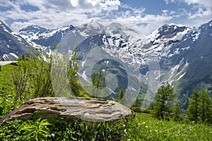 East Alpes at the Ferleiten area in Austria