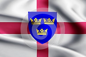 East Anglia flag illustration