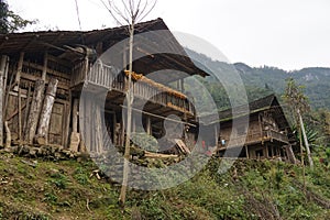 East Asia, South West China, ethnic village in mountain area.