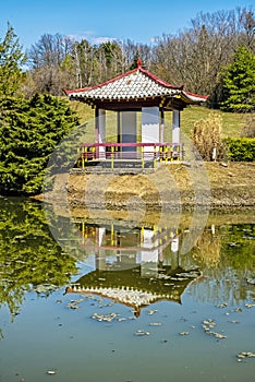 East Asian exposition in Arboretum Tesarske Mlynany, Slovakia