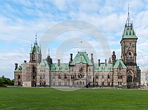 The East Block of Parliament Hill in Ottawa - Ontario, Canada
