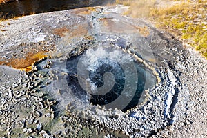 East Chinaman Spring at Old Faithful in Yellowstone National Park