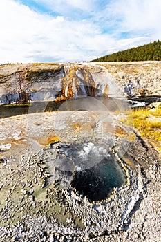 East Chinaman Spring at Old Faithful in Yellowstone National Park