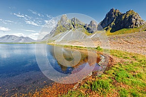 The east coast of Iceland