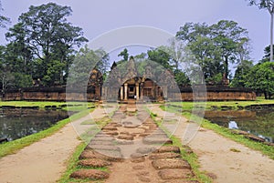 East enterance of Banteay Srei