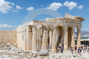 East facade of the Propylaia of Acropolis of Athens