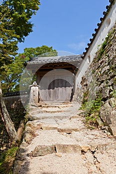 East Gate of Bitchu Matsuyama castle, Takahashi, Japan
