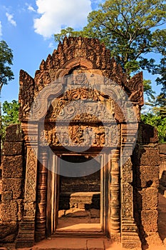 East Gopura in Banteay Srey Temple, Cambodia