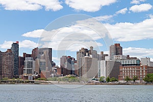 East Harlem Skyline along the East River in New York City