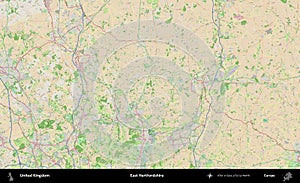 East Hertfordshire, United Kingdom. OpenStreetMap French photo