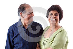 East Indian Elderly Woman with her husband