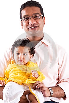 East Indian Father and Son