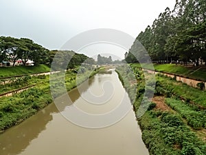 East Jakarta Canal view ,area