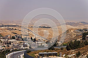 East Jerusalem suburb and a West Bank town