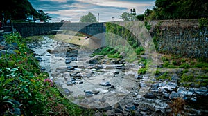 East Lyn river and bridge at Lynmouth