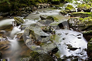 East Lyn river, Watersmeet, North Devon, UK