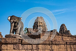 East Mebon temple in the Angkor Wat complex in Siem Reap, Cambodia