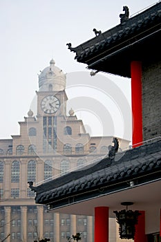 East Meets West Buildings Together