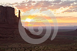 East Mitten Butte at sunrise