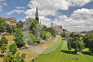 East Princess Street Gardens in Edinburgh