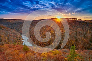 East Rim Overlook - Big South Fork National River and Recreation Area, TN