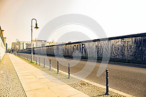 The East Side of the Berlin Wall.