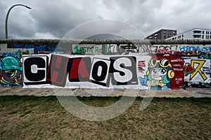 East Side Gallery Berlin wall chaos