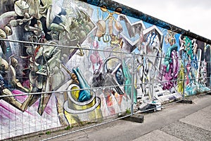 East side gallery. Berlin wall., Germany