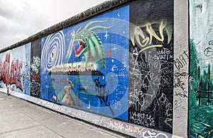 East side gallery. Berlin wall. Germany