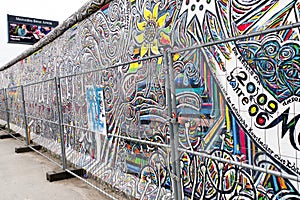 East side gallery. Berlin wall., Germany