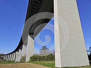 East side of the Ruhrtalbruecke bridge in Muelheim