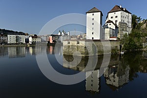 East Side of Veste Niederhaus, Passau, Bavaria, Germany