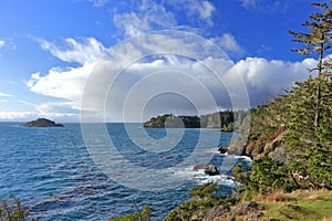 East Sooke Wilderness Park, Rugged Coastline near Iron Mine Bay, Southern Vancouver Island, British Columbia