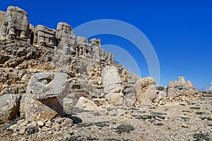 East Terrace on top of Nemrut Mountain.Turkey photo