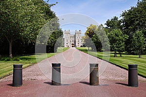 East Terrace of Windsor Castle in England