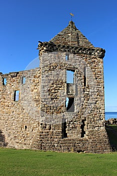 East Tower, St Andrew's Castle, Fife, Scotland.