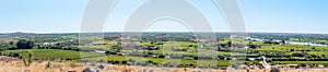 East view from Tierberg. Flooded Orange River visible