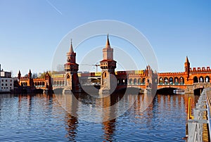 East west bridge in Berlin