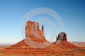 East and West Mittens of the Monument Valley photo