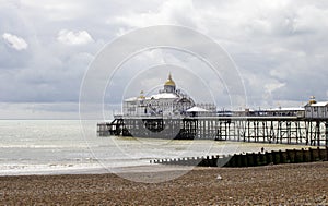 Eastbourne Beach and Pier in the Summer Sunshine
