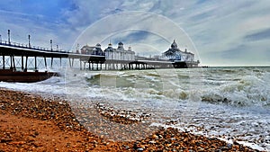 Eastbourne Pier against Sky and Sea